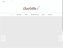 Tablet Screenshot of charlottepasteleria.com